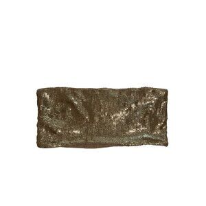 Backgrounde NYC Maeve Sequined Bandeau Top in Gold
